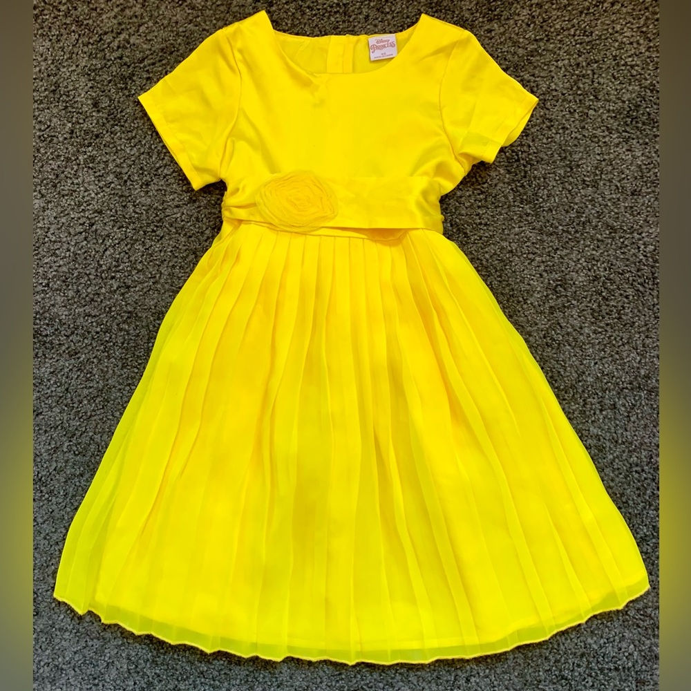 Yellow Disney princess dress.